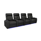 Valencia Verona Power Headrest Edition | Midnight Black Premium Nappa 9000 Leather - Quality Home Distribution