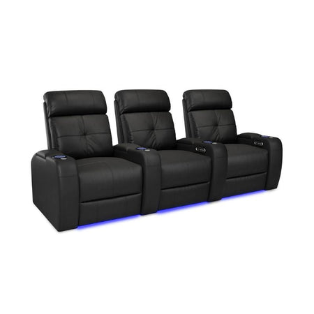 Valencia Verona Power Headrest Edition | Midnight Black Premium Nappa 9000 Leather - Quality Home Distribution