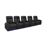 Valencia Verona Power Headrest Edition | Midnight Black Premium Nappa 9000 Leather - Quality Home Distribution