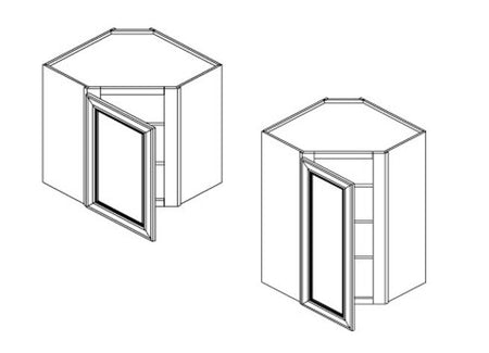WALL DIAGONAL CORNER CABINET - -Quality Home Distribution