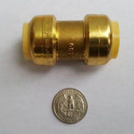 10 PIECES 3/4" X 3/4" SHARKBITE STYLE PUSH FIT COUPLINGS FITTINGS - LEAD FREE - 132451873875-Quality Home Distribution