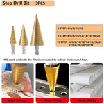 32-Pack Woodworking Chamfer Drilling Tools, 8PCS- Wood Plug Cutter, 7Pcs-Countersink Drill Bit, 6PCS- Carbide Burr Set, 6PCS-90 Degree Countersink Drill Bits, 3Pcs-Step Drill Bit and 1Pcs-Center Punch - 21325674-9549-40c4-b000-aacb892353b1-Quality Home Distribution