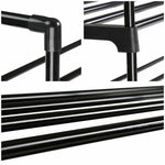 4 Tier Metal Shoe Rack Tower Shelf 16 Pair Storage Organizer Cabinet - 382651470683-Quality Home Distribution