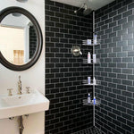 4 Tier Metal Shower Corner Pole Caddy Bathroom Wall Shelf Storage Rack Holder - 381875207504-Quality Home Distribution