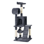 51" Multilevel Cat Tree Scratcher Furniture Cat Tower Condo House as Play Center - 283892898072-Quality Home Distribution