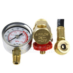 Air Tank Assembly Kit 4 ft Hose 0-200 PSI Gauge 1/4" NPT Tire Chuck GRIP 10351 - 183806182427-Quality Home Distribution