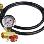 Air Tank Assembly Kit 4 ft Hose 0-200 PSI Gauge 1/4" NPT Tire Chuck GRIP 10351 - 183806182427-Quality Home Distribution