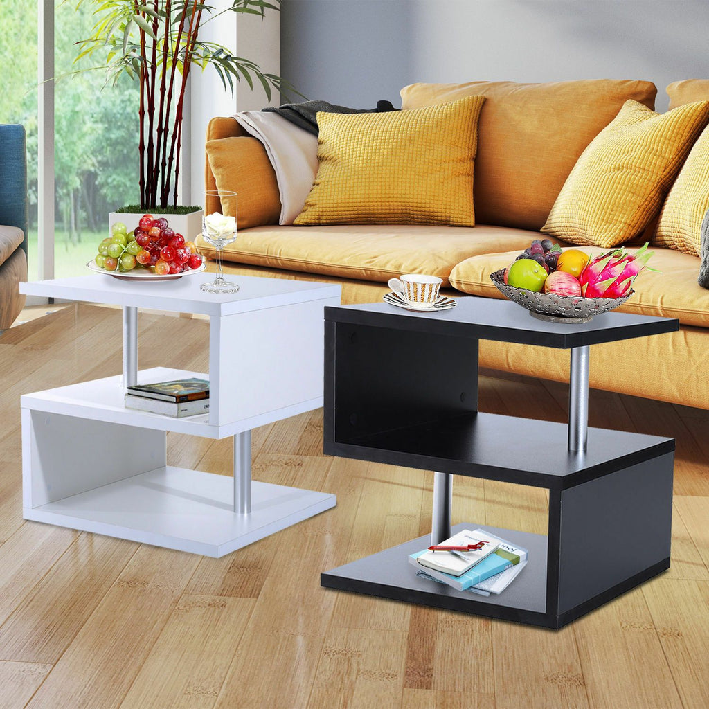 Coffee Table Storage Shelves Sofa Couch Living Room Furniture - 371831058052-Quality Home Distribution