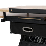 Drafting Drawing Table Tiltable Tabletop, Adjustable Height, Edge Stopper - 173512325769-Quality Home Distribution