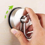 Heavy Duty Vacuum Suction Cup Hooks for Bathroom Showel Wall/Glass Door/ Mirror ,Waterproof Stainless Steel Hook for Hanging Showel Towel , Loofah,Coat ,Kitchen Pots Pans or Others Up to 22 lbs,2 Pcs - 62220725-e538-4da5-afad-923060ded667-Quality Home Distribution