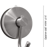 Heavy Duty Vacuum Suction Cup Hooks for Bathroom Showel Wall/Glass Door/ Mirror ,Waterproof Stainless Steel Hook for Hanging Showel Towel , Loofah,Coat ,Kitchen Pots Pans or Others Up to 22 lbs,2 Pcs - 62220725-e538-4da5-afad-923060ded667-Quality Home Distribution