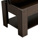 Modern Lift Top Coffee Table w/Hidden Storage & Shelf For Living Room Reception - 283990748077-Quality Home Distribution