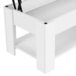 Modern Lift Top Coffee Table w/Hidden Storage & Shelf For Living Room Reception - 283990748077-Quality Home Distribution