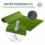 Outsunny 1pc/3pc 10x3ft Synthetic Fake Grass Turf Pet Garden Artificial Lawn Mat - 372915058185-Quality Home Distribution