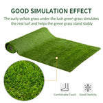 Outsunny 1pc/3pc 10x3ft Synthetic Fake Grass Turf Pet Garden Artificial Lawn Mat - 372915058185-Quality Home Distribution