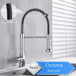 Rozin Matte Black Kitchen Faucet Deck Mounted Mixer Tap 360 Degree Rotation Stream Sprayer Nozzle Kitchen Sink Hot Cold Taps|hot cold|mixer tapkitchen faucet - 14:366;200007763:201336100-Quality Home Distribution