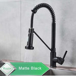 Rozin Matte Black Kitchen Faucet Deck Mounted Mixer Tap 360 Degree Rotation Stream Sprayer Nozzle Kitchen Sink Hot Cold Taps|hot cold|mixer tapkitchen faucet - 14:200006153;200007763:201336100-Quality Home Distribution