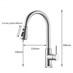 Sensor Kitchen Faucets Brushed Gold Smart - 14:29;200007763:201336106-Quality Home Distribution