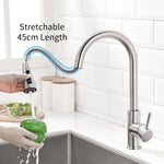 Sensor Kitchen Faucets Brushed Gold Smart - 14:29;200007763:201336106-Quality Home Distribution