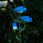 Solar Power Rose Flower Garden Stake Outdoor landscape Lamp Yard LED Light - 362415806287-Quality Home Distribution
