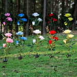 Solar Power Rose Flower Garden Stake Outdoor landscape Lamp Yard LED Light - 362415806287-Quality Home Distribution