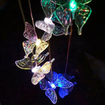 Solar Wind Chimes Lights LED Color Changing Hanging Hummingbird Ball Garden Lamp - 183197258064-Quality Home Distribution