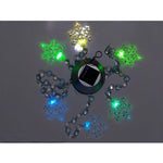 Solar Wind Chimes Lights LED Color Changing Hanging Hummingbird Ball Garden Lamp - 183197258064-Quality Home Distribution