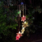 Solar Wind Chimes Lights LED Color Changing Hanging Hummingbird Ball Garden Lamp - 183197258064-Quality Home Distribution