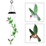 Solar Wind Chimes Lights LED Color Changing Hanging Hummingbird Ball Garden Lamp - 183197258064-Quality Home Distribution