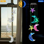 Solar Wind Chimes Lights LED Color Changing Hanging Hummingbird Ball Garden Lamp - 183197258064-Quality Home Distribution