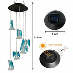 Solar Wind Chimes Lights LED Color Changing Hanging Hummingbird Ball Garden Lamp - 183197258064-Quality Home Distribution