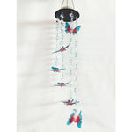 Solar Wind Chimes Lights LED Color Changing Hanging Hummingbird Ball Garden Lamp - 183197258064-Quality Home Distribution