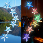 Solar Wind Chimes Lights LED Color Changing Hanging Hummingbird Ball Garden Lamp - 183197258064-Quality Home Distribution