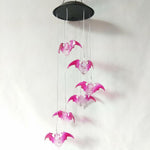 Solar Wind Chimes Lights LED Color Changing Hanging Hummingbird Ball Garden Lamp - 183197258064-Quality Home Distribution