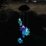 Solar Wind Chimes Lights LED Color Changing Hanging Hummingbird Ball Garden Lamp - 183197258064-Quality Home Distribution