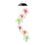 Solar Wind Chimes Lights LED Color Changing Hanging Hummingbird Ball Garden Lamp - 183197258064-Quality Home Distribution
