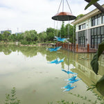 Solar Wind Chimes Lights LED Color Changing Hanging Hummingbird Ball Garden Lamp - 183197258064-Quality Home Distribution