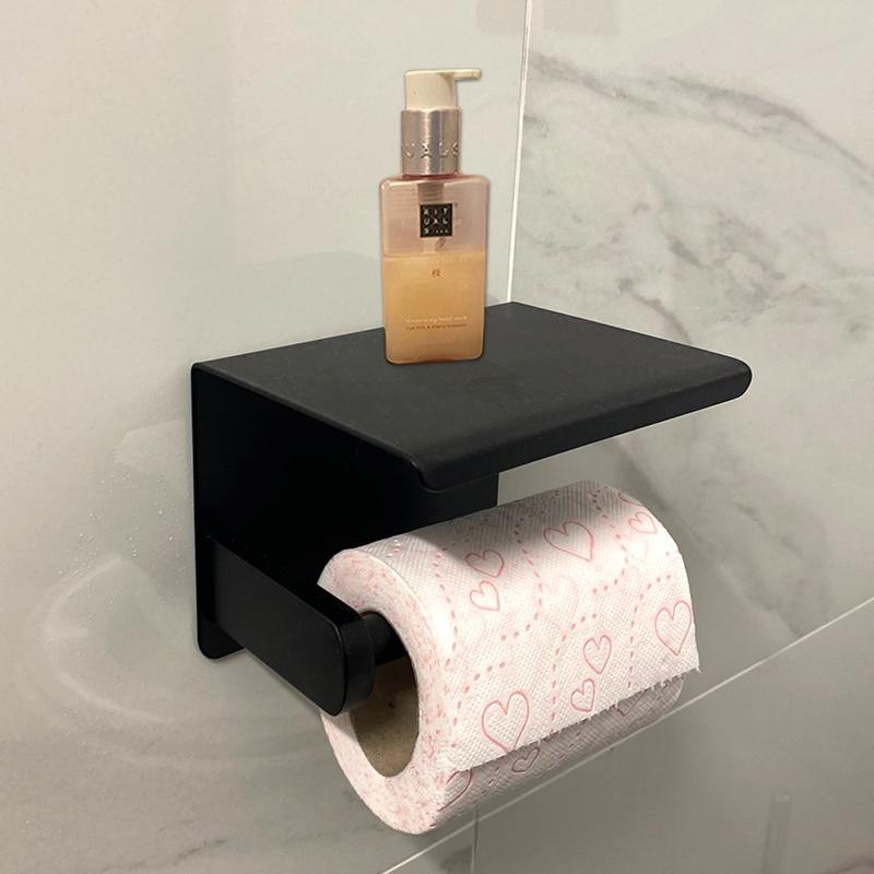 Stainless Steel Toilet Paper Holder - 14:29-Quality Home Distribution