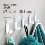 Towel Hook For Bathroom - 39831665-white-5pcs-Quality Home Distribution